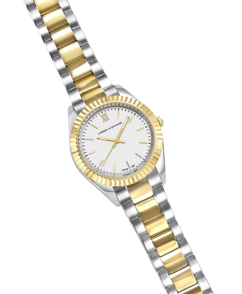 Jade Mixed Gold White 36mm - Larsson & Jennings | Official Store