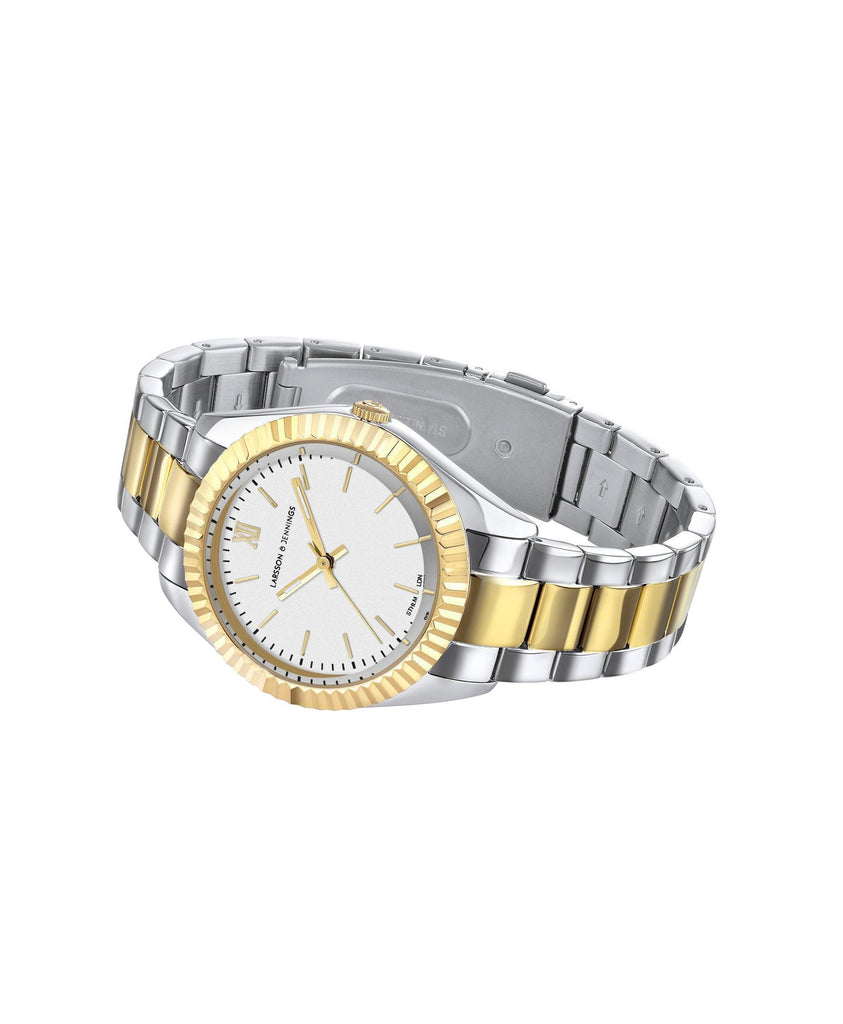 Jade Mixed Gold White 36mm - Larsson & Jennings | Official Store