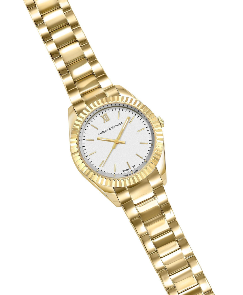 Jade Gold White 36mm - Larsson & Jennings | Official Store
