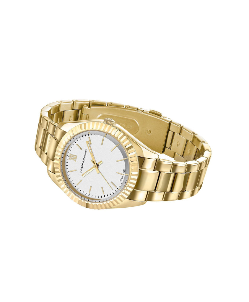 Jade Gold White 36mm - Larsson & Jennings | Official Store
