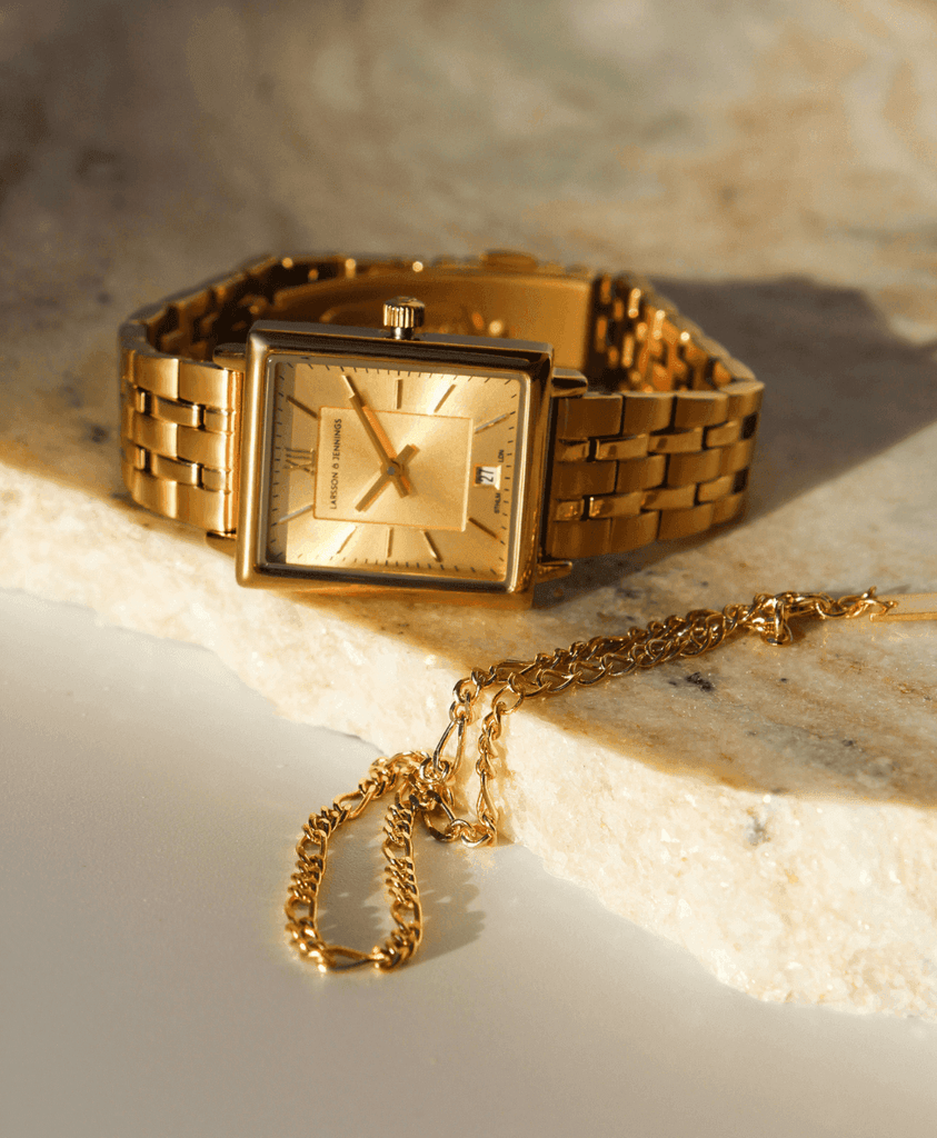 Boyfriend Mini Classic Gold Gold 31mm - Larsson & Jennings | Official Store