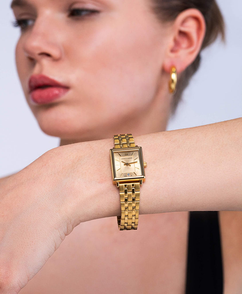 Boyfriend Mini Classic Gold Gold 31mm - Larsson & Jennings | Official Store