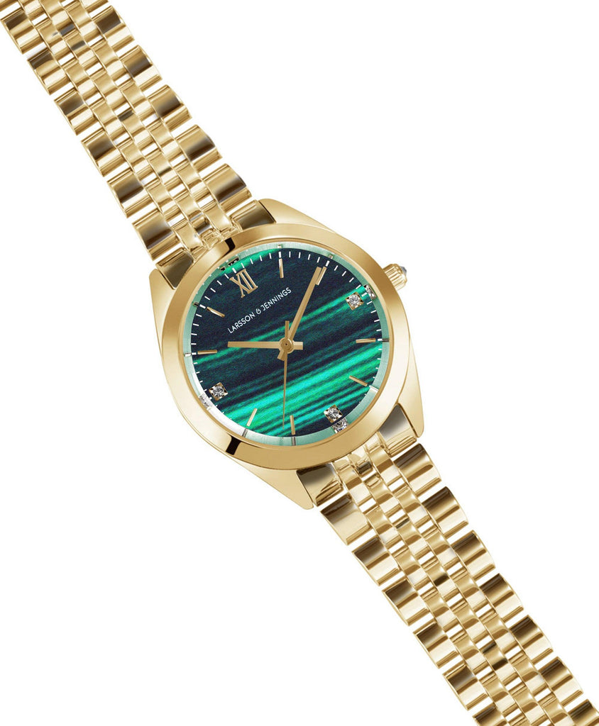 Vivid Elevate Gold Green 32mm - Larsson & Jennings | Official Store