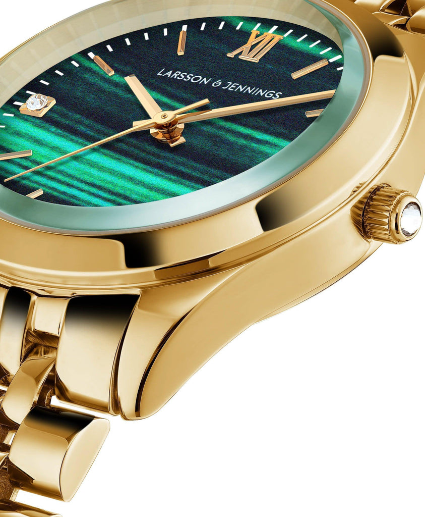 Vivid Elevate Gold Green 32mm - Larsson & Jennings | Official Store