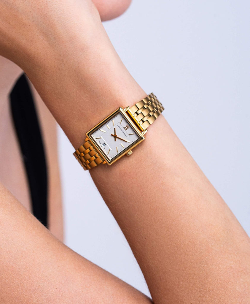 Boyfriend Mini Classic Gold White 31mm - Larsson & Jennings | Official Store
