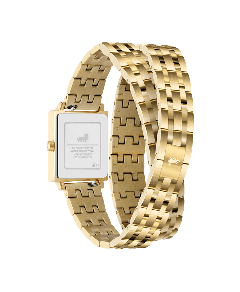 Boyfriend Mini Wrap Gold White 31mm - Larsson & Jennings | Official Store