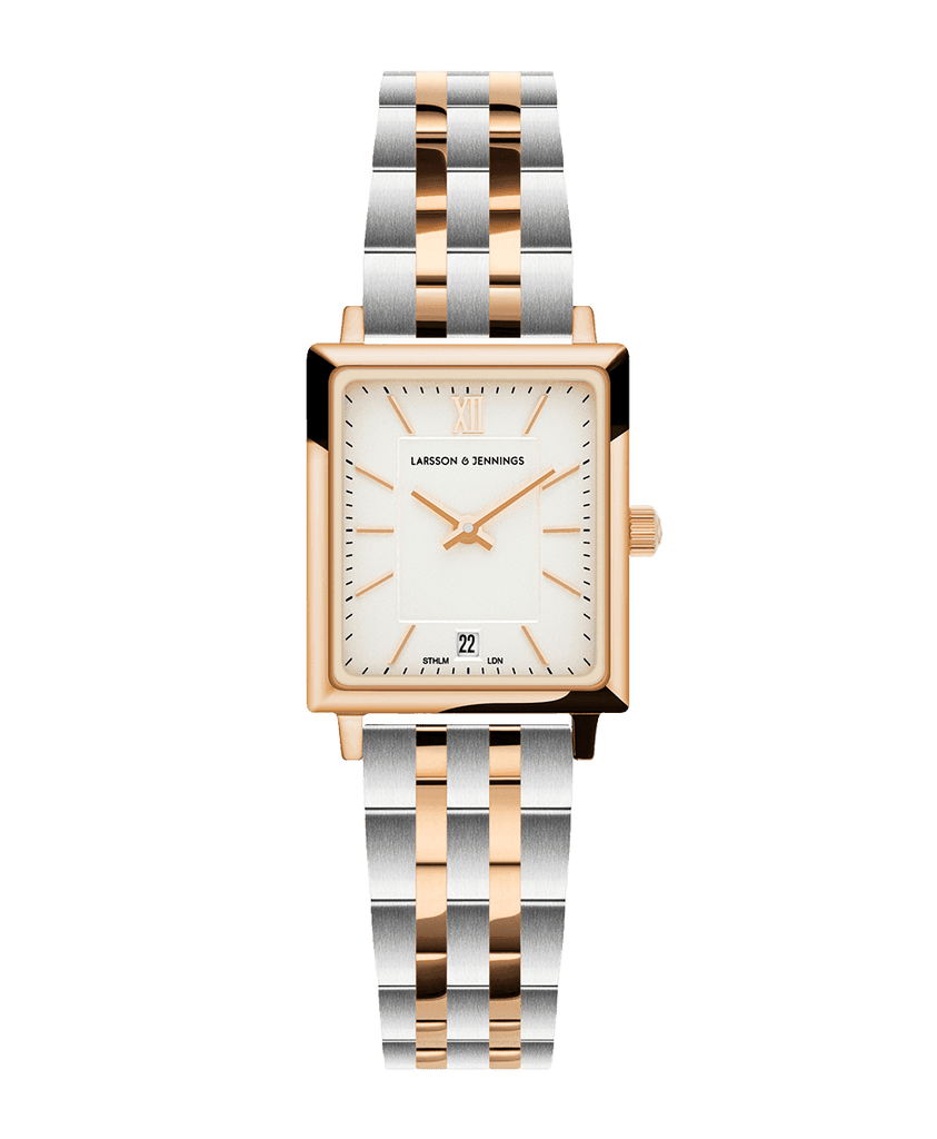 Boyfriend Mini Classic Mixed Rose Gold 31mm - Larsson & Jennings | Official Store