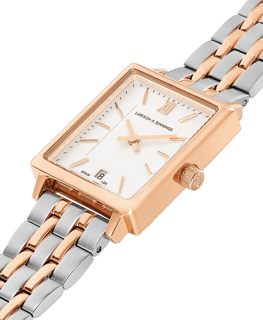 Boyfriend Mini Classic Mixed Rose Gold 31mm - Larsson & Jennings | Official Store