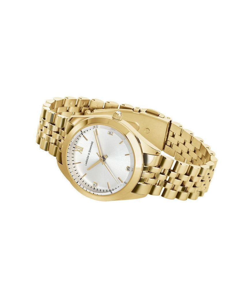 Vivid Elevate Gold White 32mm - Larsson & Jennings | Official Store