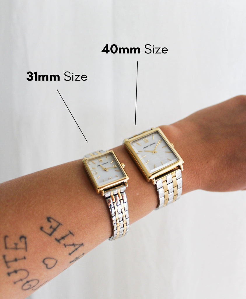 Boyfriend Mini Classic Mixed Gold 31mm - Larsson & Jennings | Official Store