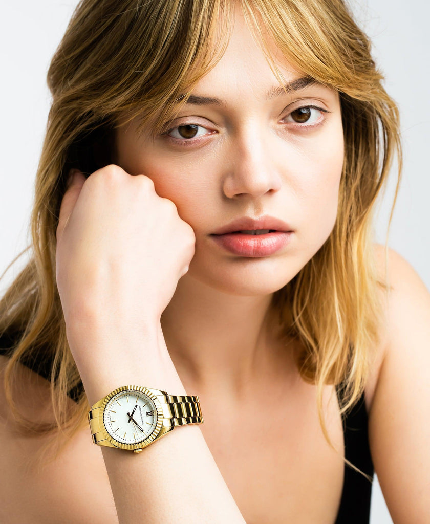 Jade Gold White 36mm - Larsson & Jennings | Official Store