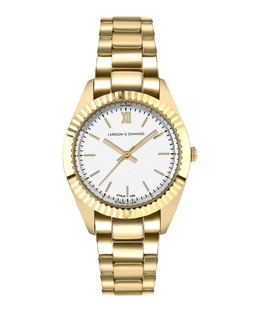 Jade Gold White 36mm - Larsson & Jennings | Official Store