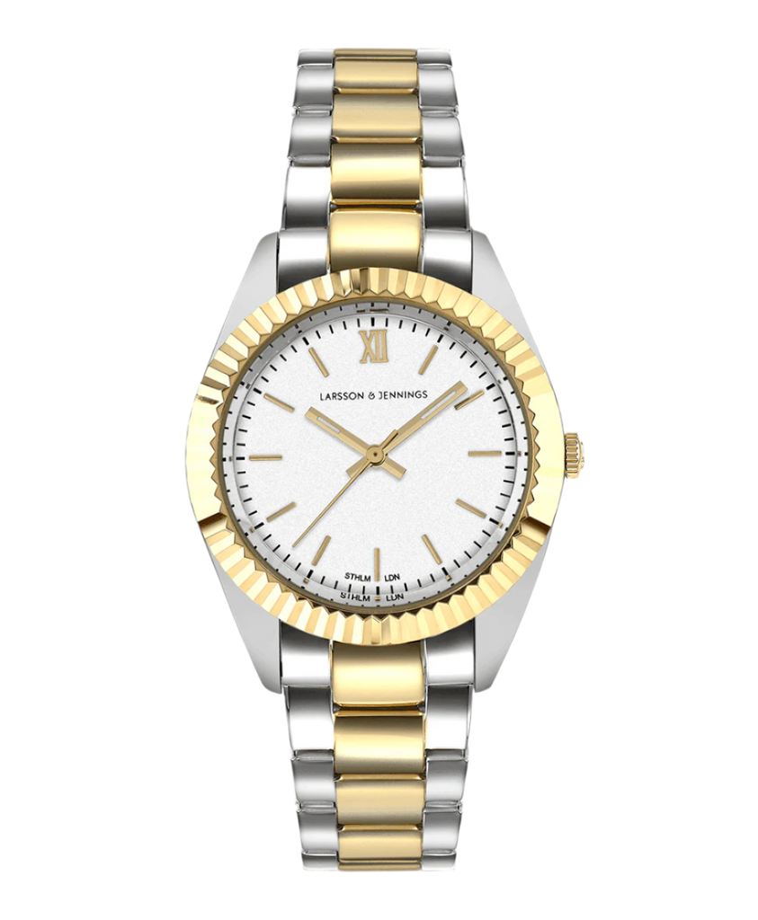 Jade Mixed Gold White 36mm - Larsson & Jennings | Official Store