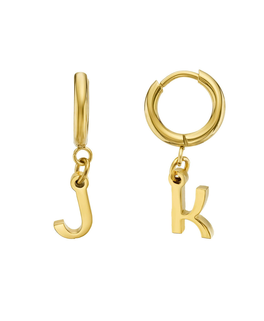 Signature Letter Hoops 18ct Gold Vermeil - Larsson & Jennings | Official Store