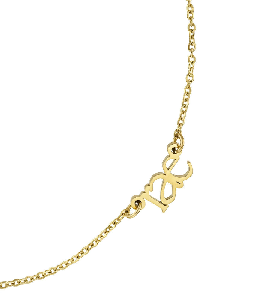 Sleek Name Bracelet 18ct Gold Vermeil - Larsson & Jennings | Official Store