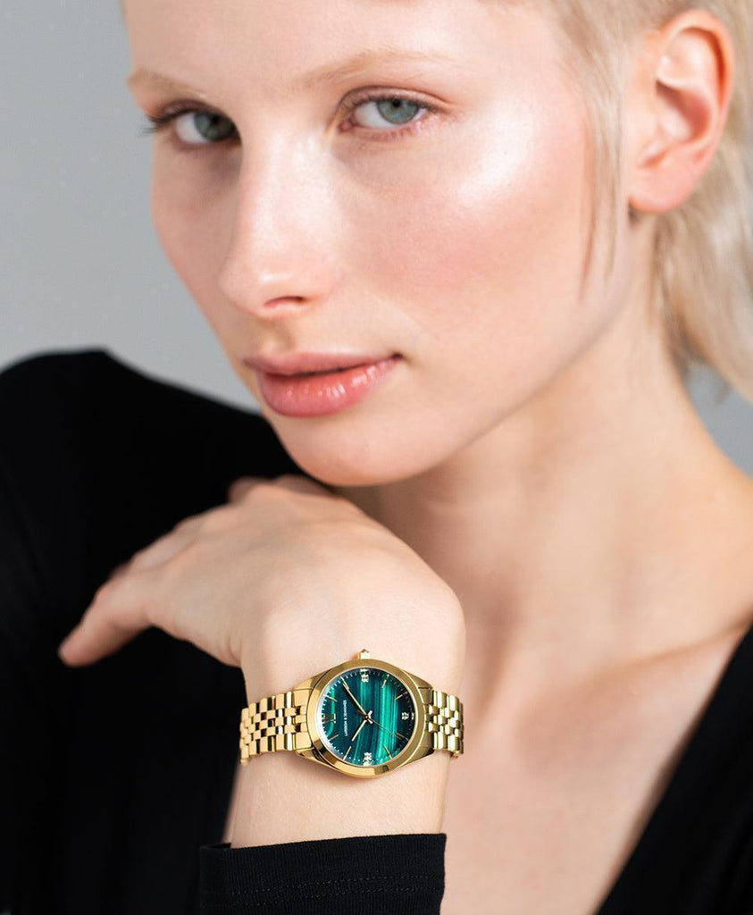 Vivid Elevate Gold Green 32mm - Larsson & Jennings | Official Store