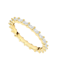 Lilja Ring White 18ct Gold Plated - Larsson & Jennings | Official Store